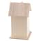 8 Pack: 7.5" Unfinished Wood Townhouse Birdhouse by Make Market®